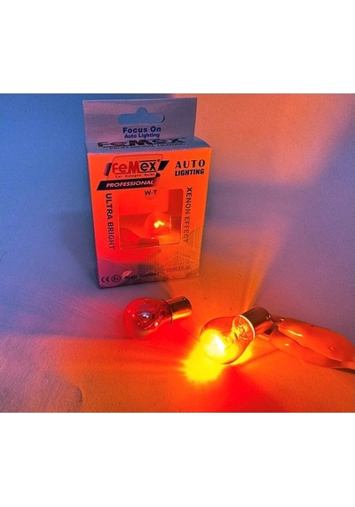 Femex Diadem Turuncu Sinyal Aydınlatma P21w Bau15s Femex