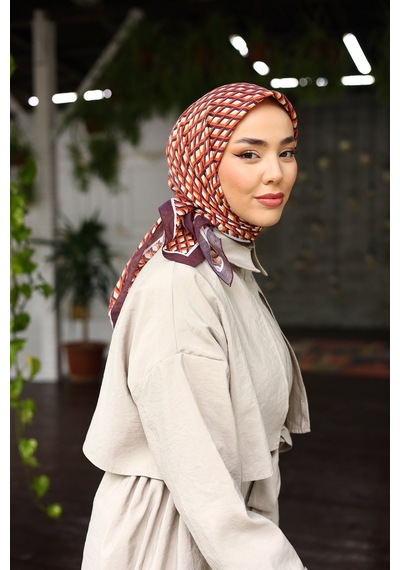 Silk Home Olinda Eşarp 48002-22 Kiremit