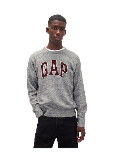 Gap Relaxed Gap Logo Intarsia Sweatshirt - 789791-11437 Gri