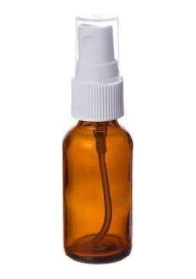 Sprey Başlıklı Amber Cam Şişe 100Ml