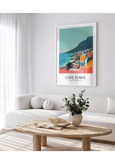 Çerçevesiz Poster Güney Afrika Masa Dağı