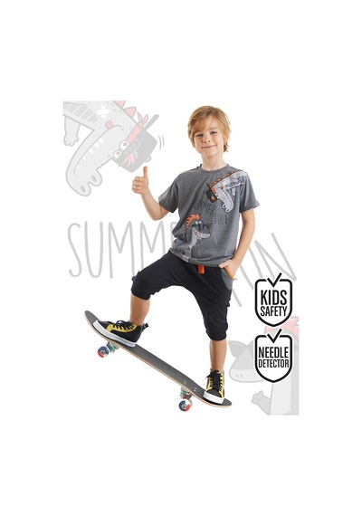Summer Fun Erkek Çocuk T-shirt Kapri Şort Takım