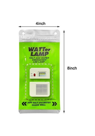 Sge Teknoloji Tuzlu Su İle Çalışan Led Işık Lamba Deprem Çantası Kamp Acil Yardım Işığı