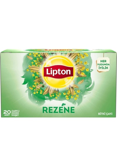Lipton Rezene Bardak Süzen Poşet Bitki Çayı 20'li Paket X 4 Adet