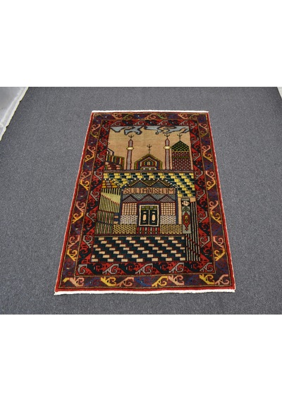 Zehra Abla Halı Yeni El Dokuması Yavuz Sultan Selim Konya Mevlana Yün Halı 5824 Renkli