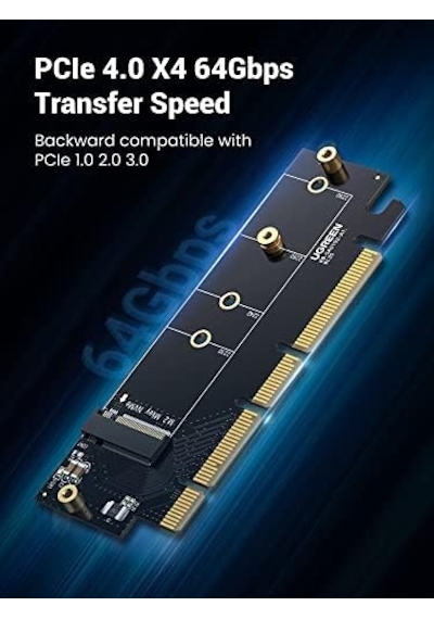 Pcıe 4.0 X4 X8 X16 Uyumlu 64gbps Nvme M.2 Ssd Dönüştürücü Adaptör