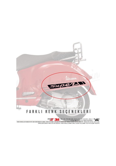 Sts43 Vespa Gts250 Uyumlu Super Yan Cita Seti Mat Siyah
