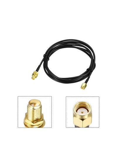 Sma Dişi Erkek Uzatma Kablosu Modem Anteni Wireless Anteni Uzatma Kablosu 1.5m