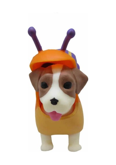 Dress Your Puppy Kostümlü Esneyen Figürler Köpek Salyangoz Jack R