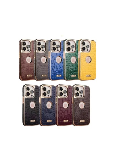 Apple iPhone Uyumlu 14 Pro Max Kılıf Snake Kapak - Bordo Bz8683140598006