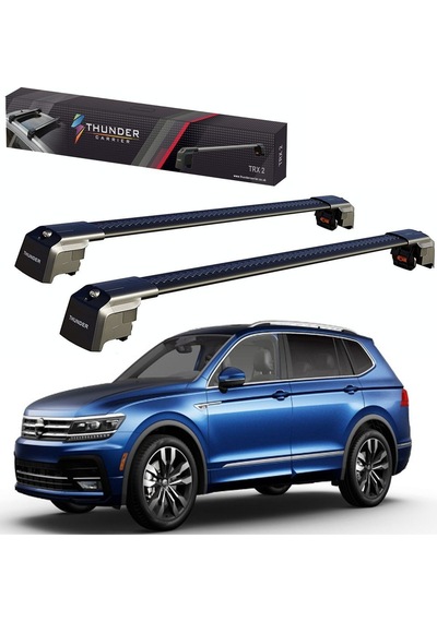 Volkswagen Tıguan 5n 2007-2016 Trx2 Carrier Kilitli Ara Atkı Taşıyıcı Tavan Barı Siyah