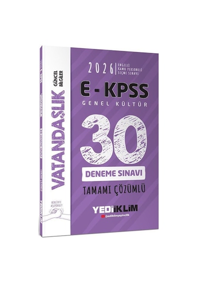 2026 E-kpss Tüm Adaylar İçin Genel Kültür Vatandaşlık Tamamı Ç...