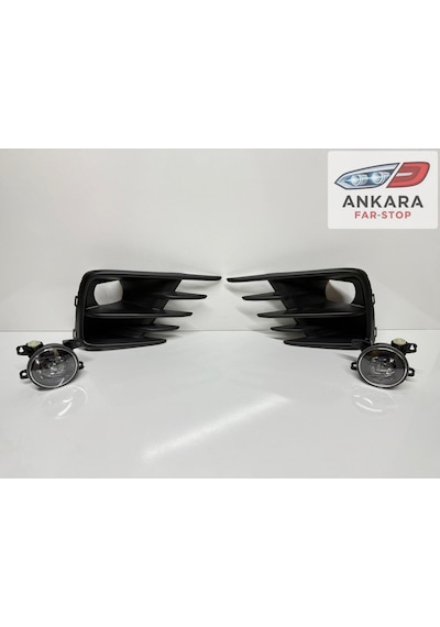 Honda City 2021 - 2024 Sis Lamba Takımı Ve Sis Kapak Takımı Ön Takım Sağ - Sol 2 Sis - 2 Kapak