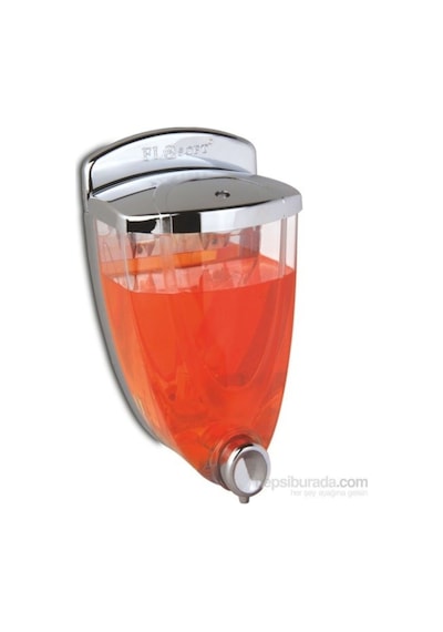 Buççin Online Mağaza F016 Sıvı Sabunluk 650 Ml Krom Kaplama Krom Beyaz Çok Renkli
