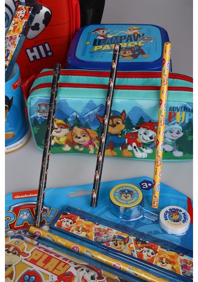 X Dekomus Lisanslı Paw Patrol Kırtasiye Seti Okul,beslenme Ve Kalem Çantası,not Defteri,2 Adet Kurşun Kalem,cetvel,silgi,kalemtraş Diğer