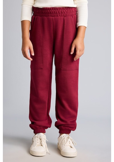 Defacto Yama Cepli Lastikli Jogger Fıt Eşofman Altı Kız Çocuk I2268a826aubr204 Bordo-br204