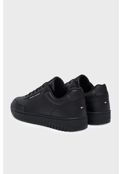 Tommy Hilfiger Deri Sneaker Ayakkabı Erkek Ayakkabı Fm0fm05927 Bds Siyah