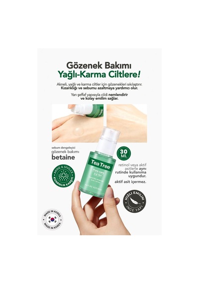 Nature Republic Akneli ve Gözenekli Ciltler İçin Serum Nature Republic Good Skin Tea Tree Ampoule