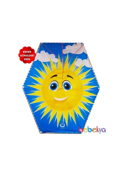 Klasik Uçurtma Çıtalı Altıgen Uçurtma Sunny Kite