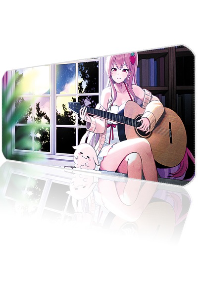 90x40cm Anime Guitarist Girl Xxl Büyük Boy İlyuka Gaming Mousepad
