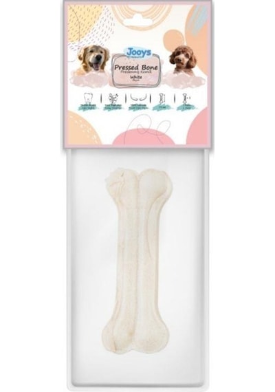 Jooys Beyaz Pres Köpek Ödül Kemiği 15 Cm