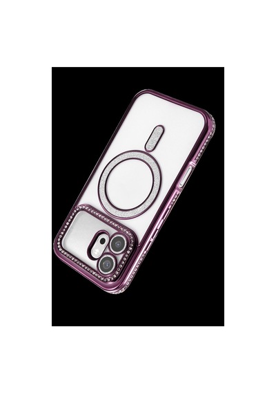 Huawei Honor 600 Joke Simli Magneticsafe Kılıf - Derin Mor