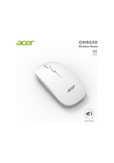 Acer Omr050 Beyaz Kablosuz Sessiz Tuşlu Mouse 1000-1200-1600 Dpı Diğer