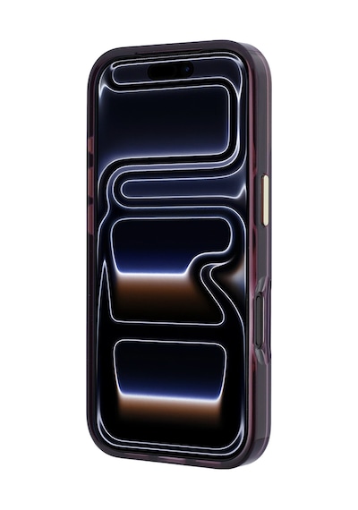 Apple iPhone Uyumlu 18 Pro  Kılıf Guess  Lisanslı Yazı Ve 4g Büyük Metal Logolu Silikon Kapak Bordo