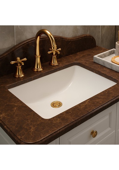 Turavit Hilton Kare Tezgâh Altı Lavabo 41x52 Cm 5027 Diğer