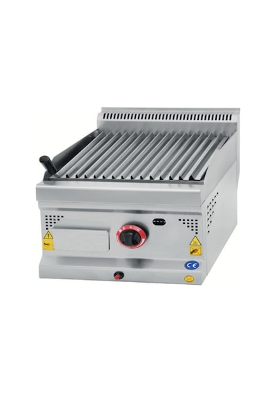 Karacasan Endüstriyel 900 Seri Set Üstü 40 Cm Lpg Tüplü Sulu Balıksırtı Izgara