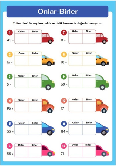 İşlemlerle Matematik Yaz-sil Kitabı Okul Öncesi Ve 1-2-3. Sınıfl