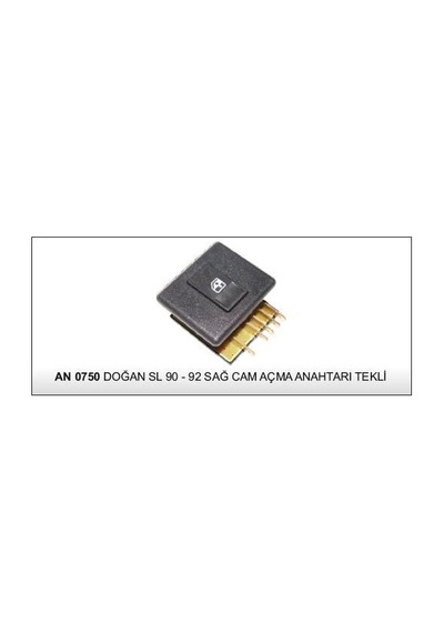 Anahtar Cam Açma Doğan Sl 90-92 Uno L Sağ Tekli 25174- An201 - An0750 1 Ad