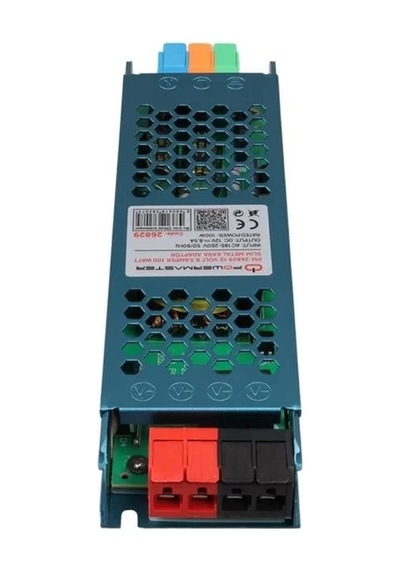 Hubrendy Sh Powermaster Pm-26829 12 Volt 8.5 Amper 100 Watt Slim Metal Kasa Adaptör 180x50x23mm