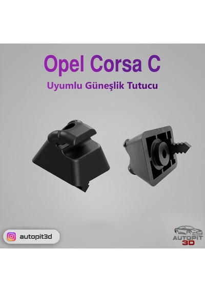 Opel Corsa C Uyumlu Güneşlik Tutucu