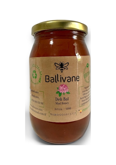 Ballivane Murgul Kabarcet Orman Gülü Balı Mad Honey 500 G