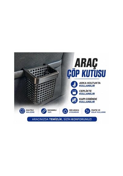 Araç Çöp Kutusu , Araç Kapı Ceplik Çöp Kovası , Universal Araç Koltuk Arkası Çöp Kutusu Çok Renkli
