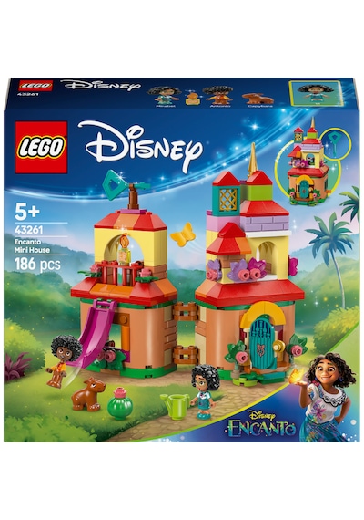 LEGO® ǀ Disney Mini Enkanto Evi 43261 - 5 Yaş ve Üzeri Prenses Seven Çocuklar için Yaratıcı Oyuncak Yapım Seti (186 Parça)