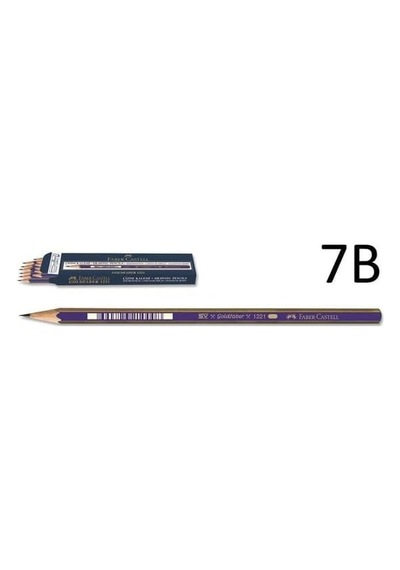 Faber-castell Goldfaber 1221 Dereceli Kalem 7b 12'li Kutu Çok Renkli