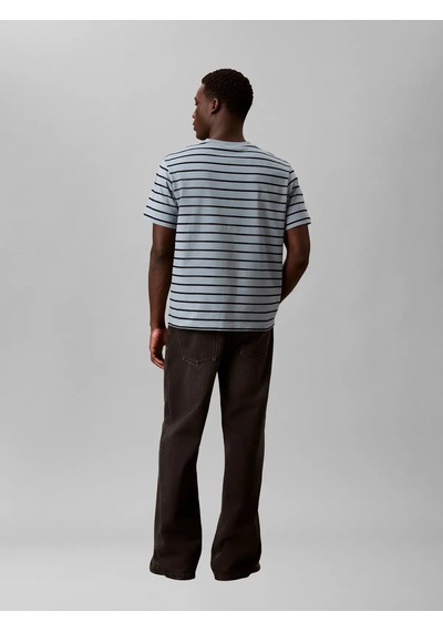 Calvin Klein Ss 16s Strıpe Easy L, Cdp Mavi Erkek T-shirt