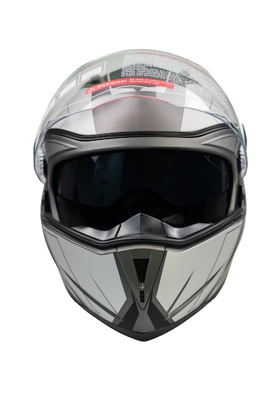 Helmets JK20 - 902 Çene Açılır Güneş Vizörlü Motosiklet Kaskı Gri