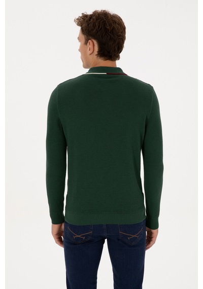 U.s. Polo Assn. Erkek Koyu Yeşil Kazak /triko 50308307-vr079 Koyu Yesıl