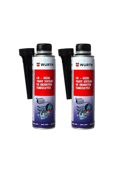 Würth 2X Dizel Enjektör Temizleyici Performans Iyileştirici 300Ml