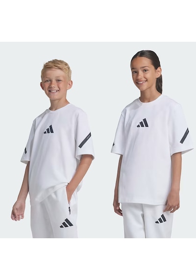 Whıte/black Adidas Çocuk T-shirt J Zne Tee Jj4144 001