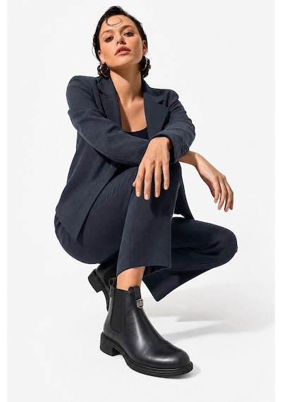 Luvi Shoes Sıdney Lacivert Cilt Hakiki Deri Tokalı Lastikli Kadın Bot Luvi Shoes Sıdney Lacivert Cilt Hakiki Deri Tokalı Lastikli Kadın Bot