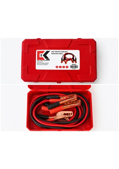 Akü Takviye Kablosu 900amper 25 Mm² Booster Cable Sert Plastik Taşıma Çantalı