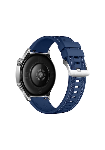 Sneezy Huawei Watch Gt6 Pro 46mm İle Uyumlu Metal Tokalı Dikiş Detaylı Şık Dokuma Silikon Kordon