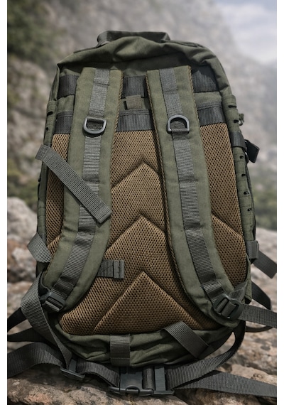 Anadolu Tactical 45l Askeri Taktik Sırt Çantası Haki Outdoor Kamp Trekking Dağcı Çantası