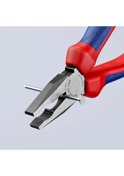 Knipex Kombine Pense Siyah Attramentize, Çok Bileşenli Saplı 160