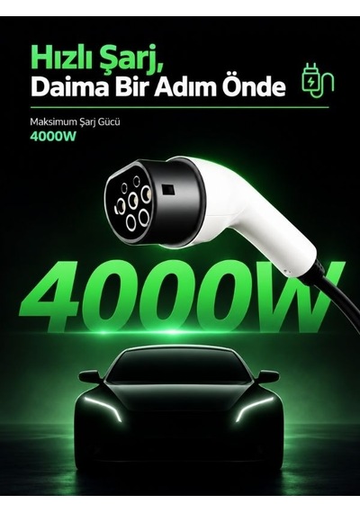 Ev Şarj Cihazı Tip 2 3.5kw 10m Taşınabilir Elektrikli Araç Cihazı