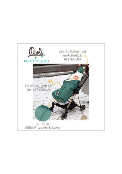 Owli Puset Tulumu Pine Green 6-36 Ay